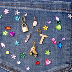 Harper Slanted Statement Alphabet Charm