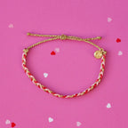 Red Cross XOXO Mixed Mini Braided Bracelet